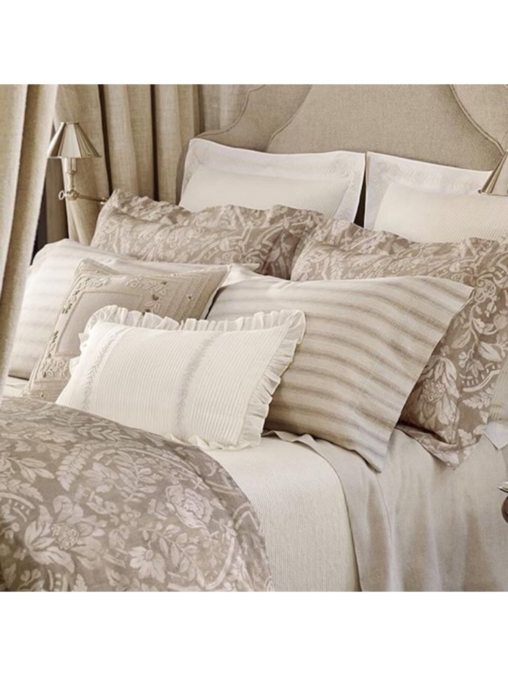 Ralph Lauren Sonoma Valley Lizbeth KING Duvet Cover & Shams $650 Tetail